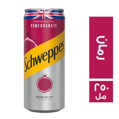 شويبس مشروب شعير رمان جيب - 250 مل