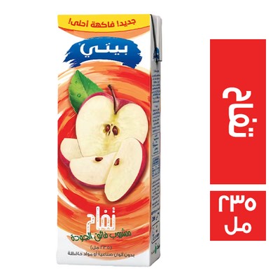 بيتي عصير مشروب تروبيكانا بطعم التفاح - 235 مل