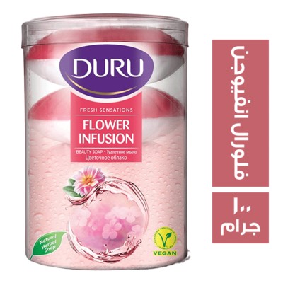 صابون دورو برائحة فلورال انفيوجين 100 جم - 4 قطع