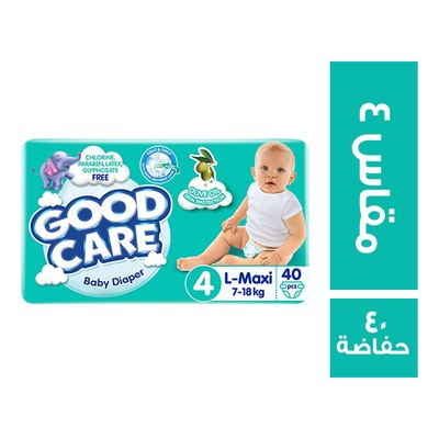 جود كير حفاضات للاطفال ماكسى مقاس 4 - 100حفاضة