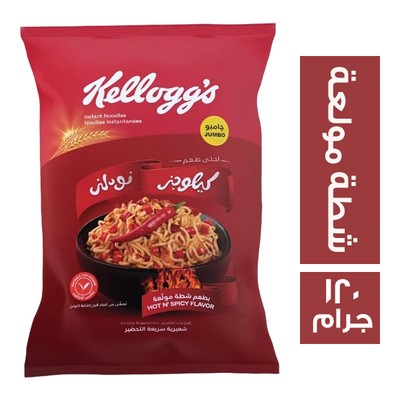 المنتج 	كيلوجز نودلز بطعم الشطة المولعة - 120 جم