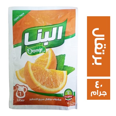 البنا مشروب برتقال سريع التحضير - 40 جم